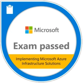Microsoft Specialist: Implementing Microsoft Azure Infrastructure Solutions